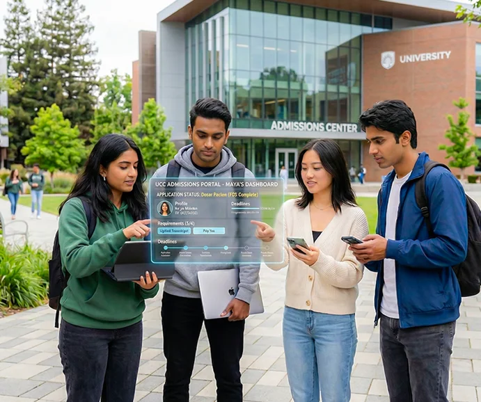 Winfomi Salesforce Education Cloud client success story improving student admissions and marketing automation